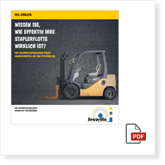 Record your forklift fleet’s efficiency to the second. The perfect data basis for analysing and optimising your intralogistics.